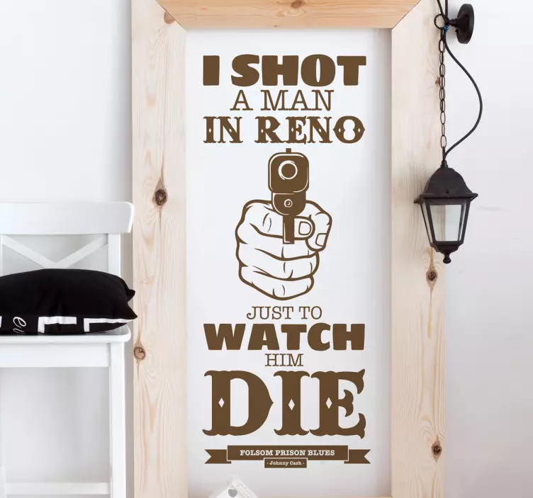 Sticker decorativo Folsom Prison - TenStickers