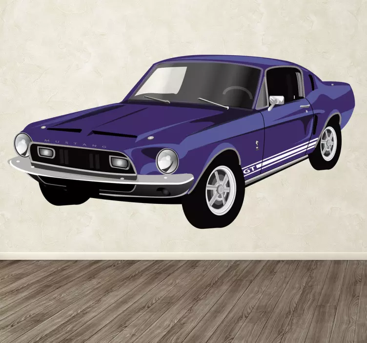 Sticker decorativo Ford Mustang - TenStickers