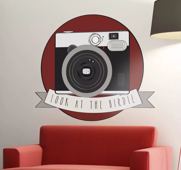 Sticker decorativo fotocamera - TenStickers