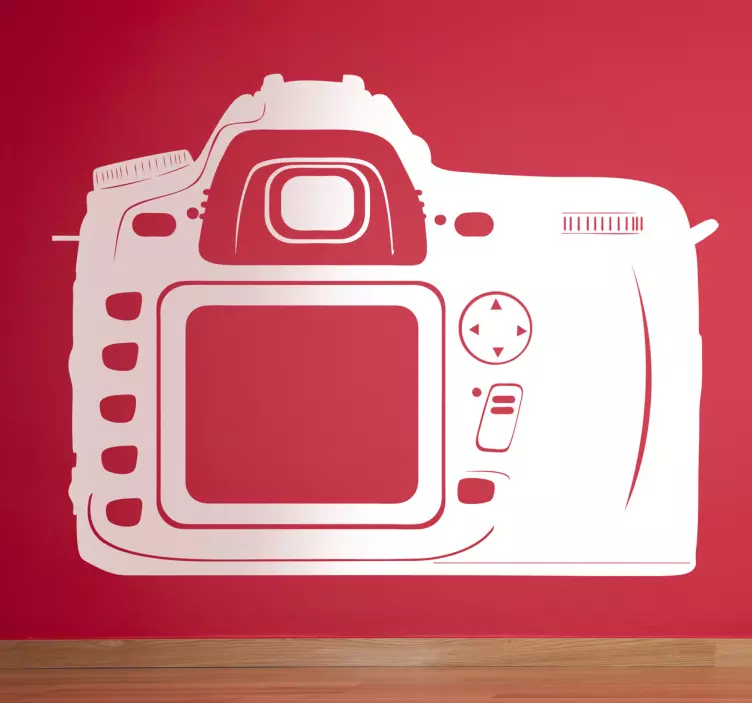 Sticker decorativo fotocamera da dietro - TenStickers