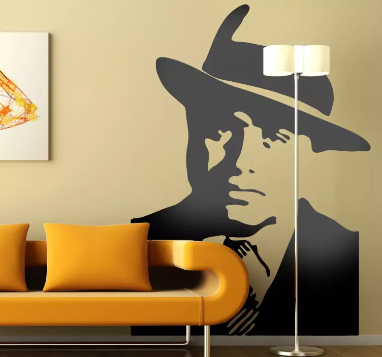 Sticker decorativo gangster Al Capone - TenStickers