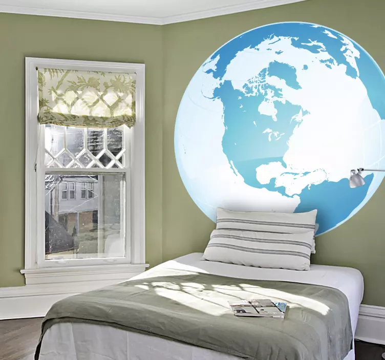 Sticker decorativo globo Polo Nord - TenStickers