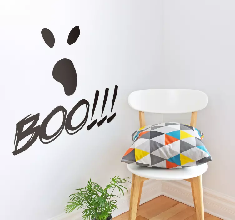 Sticker decorativo Halloween Boo - TenStickers