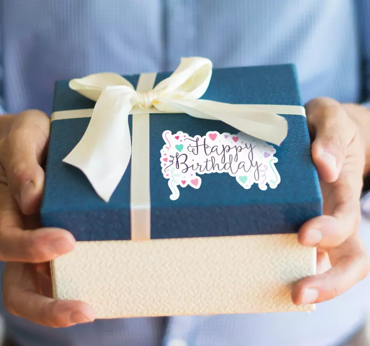 Sticker decorativo Happy Birthday - TenStickers