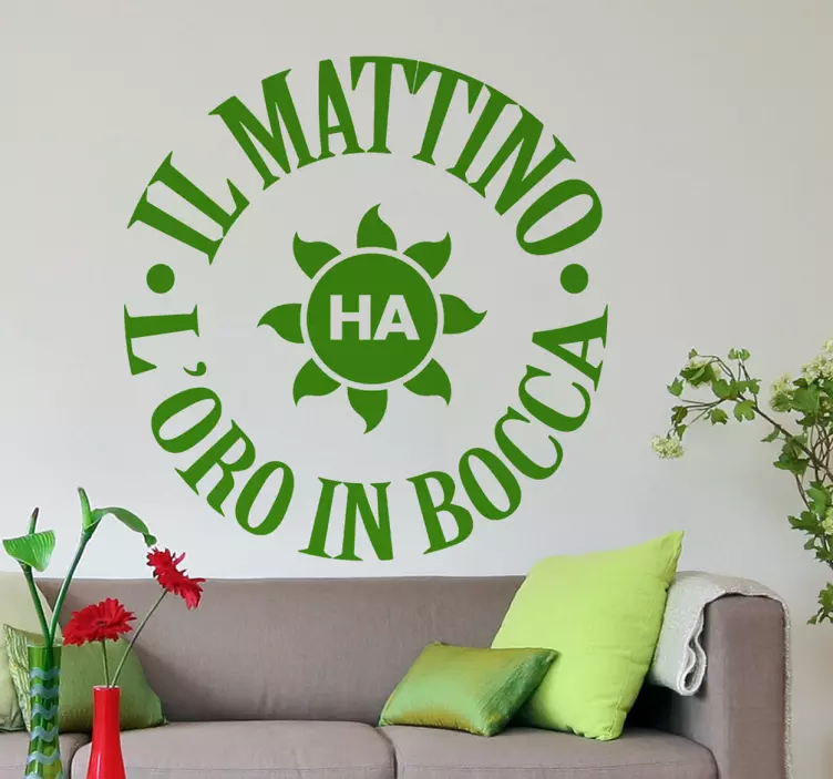 Sticker decorativo il mattino - TenStickers