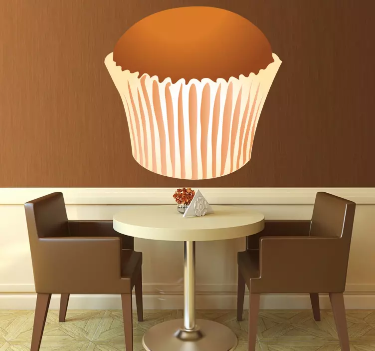 Sticker decorativo illustrazione muffin - TenStickers