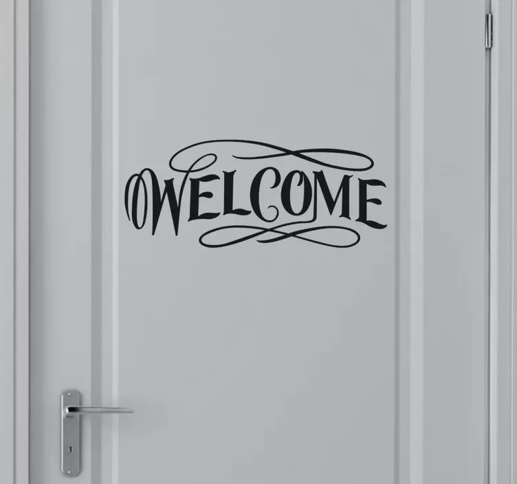 Sticker decorativo immagine welcome - TenStickers