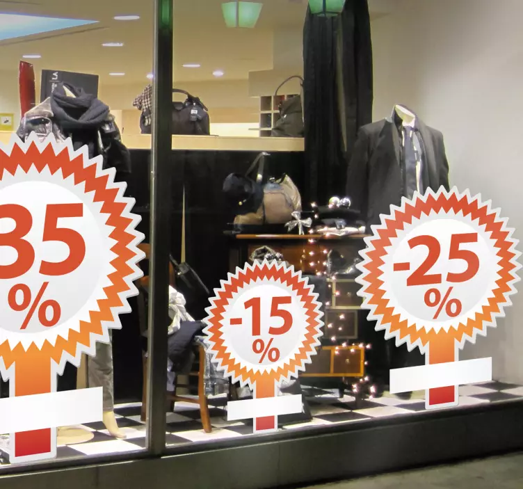 Sticker decorativo kit sconti 1 - TenStickers