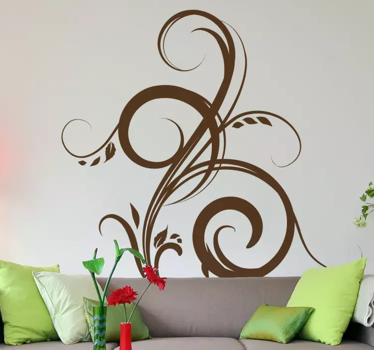 Sticker decorativo linea eleganza 5 - TenStickers