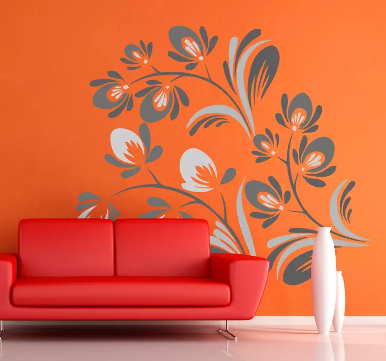 Sticker decorativo linea sinuosa - TenStickers