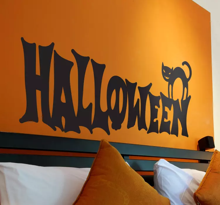 Sticker decorativo logo Halloween - TenStickers