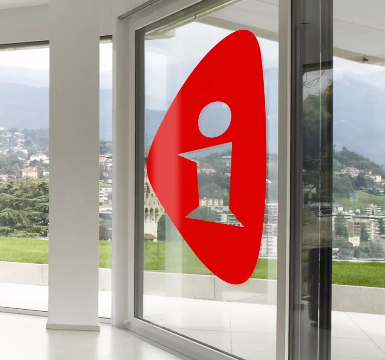 Sticker decorativo logo info 2 - TenStickers