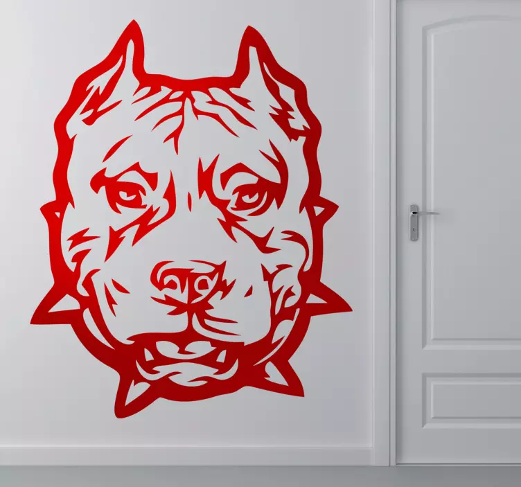 Sticker decorativo logo Pit Bull - TenStickers
