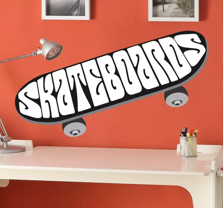 Sticker decorativo logo skateboard - TenStickers