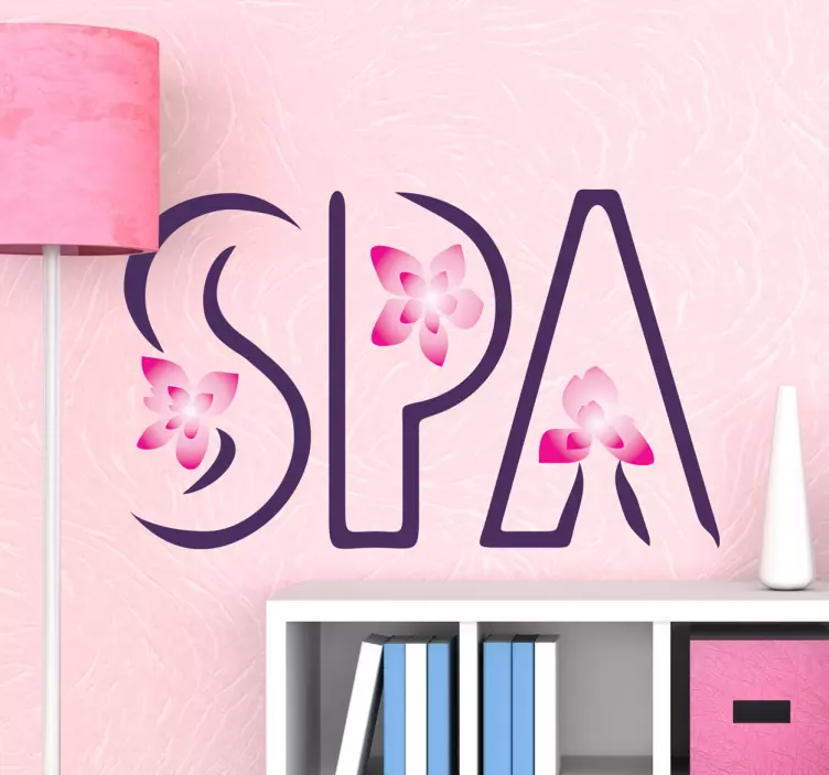 Sticker decorativo logo spa - TenStickers