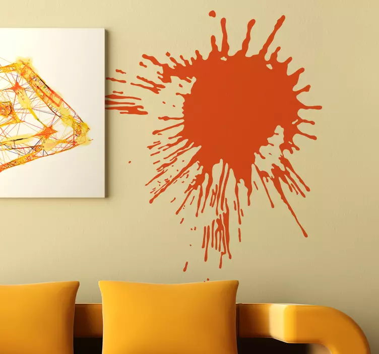Sticker decorativo macchia esplosione - TenStickers