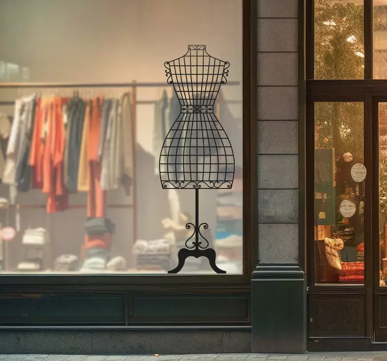 Sticker decorativo manichino classico - TenStickers