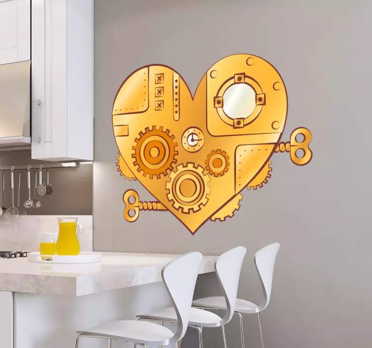 Sticker decorativo meccanismo - TenStickers