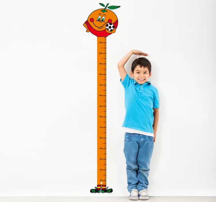 Sticker decorativo metro Naranjito - TenStickers