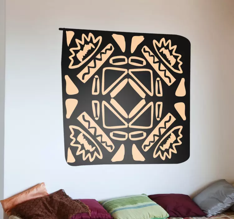 Sticker decorativo mosaico africano - TenStickers