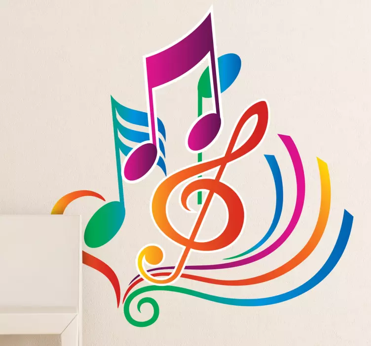Sticker decorativo musica 60 - TenStickers
