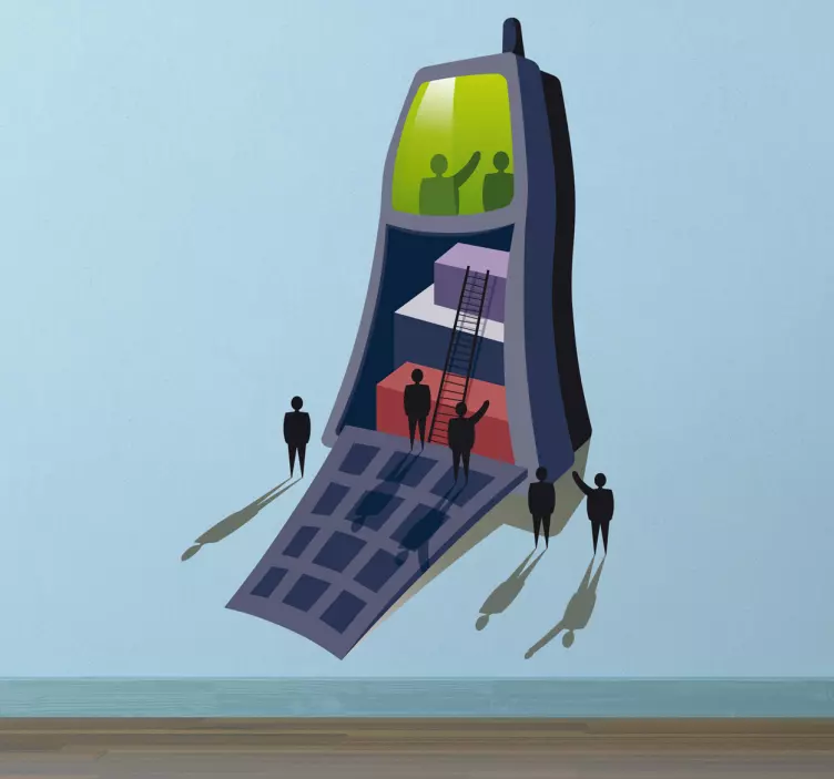 Sticker decorativo negozio cellulari - TenStickers