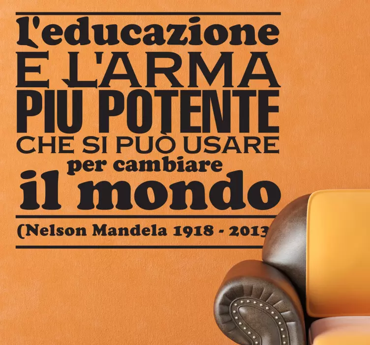 Sticker decorativo Nelson Mandela - TenStickers