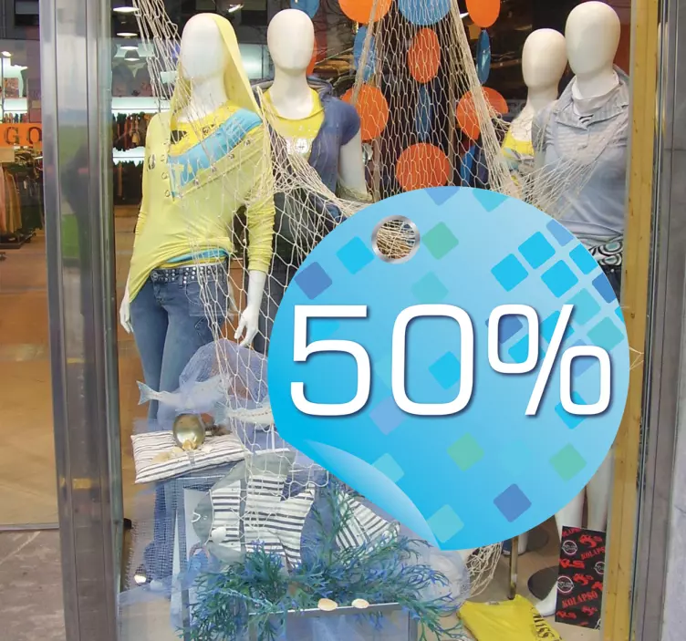 Sticker personalizzabile offerte feste - TenStickers