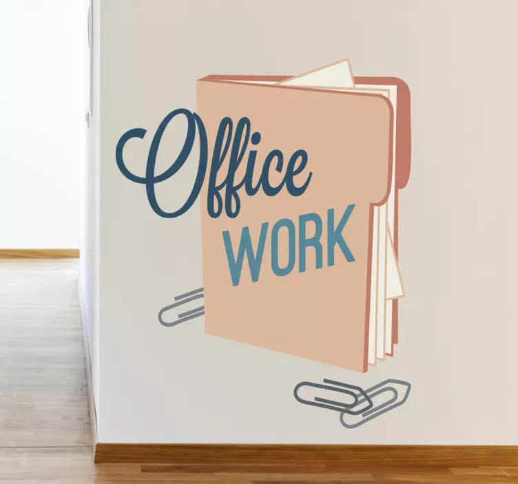 Sticker decorativo office work - TenStickers
