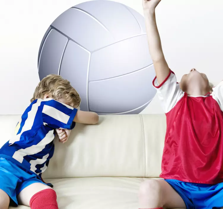 Sticker decorativo pallone volley - TenStickers