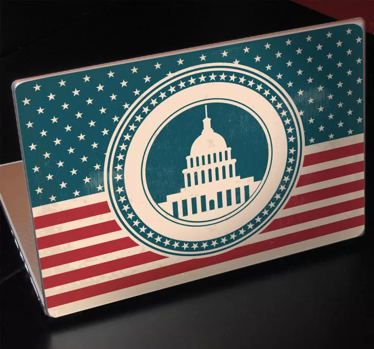 Sticker decorativo per Pc Washington - TenStickers