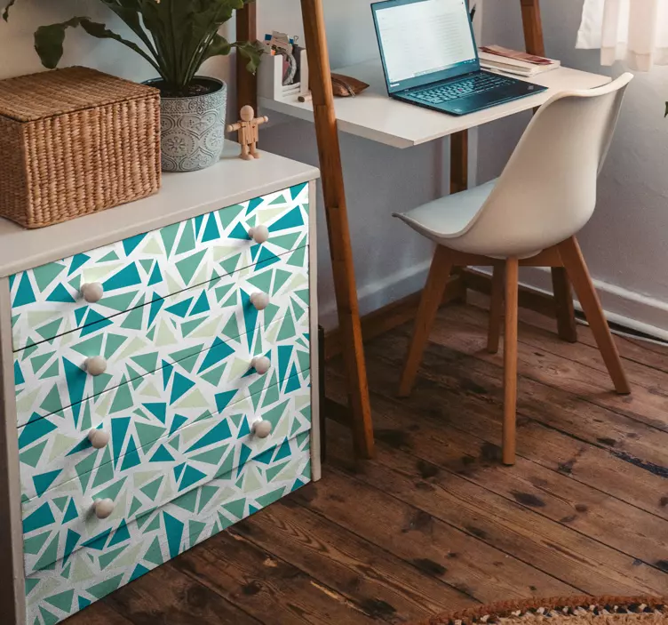 Carta adesiva per mobili piastrelle vintage - TenStickers