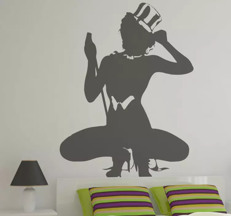 Sticker decorativo pin-up americana - TenStickers