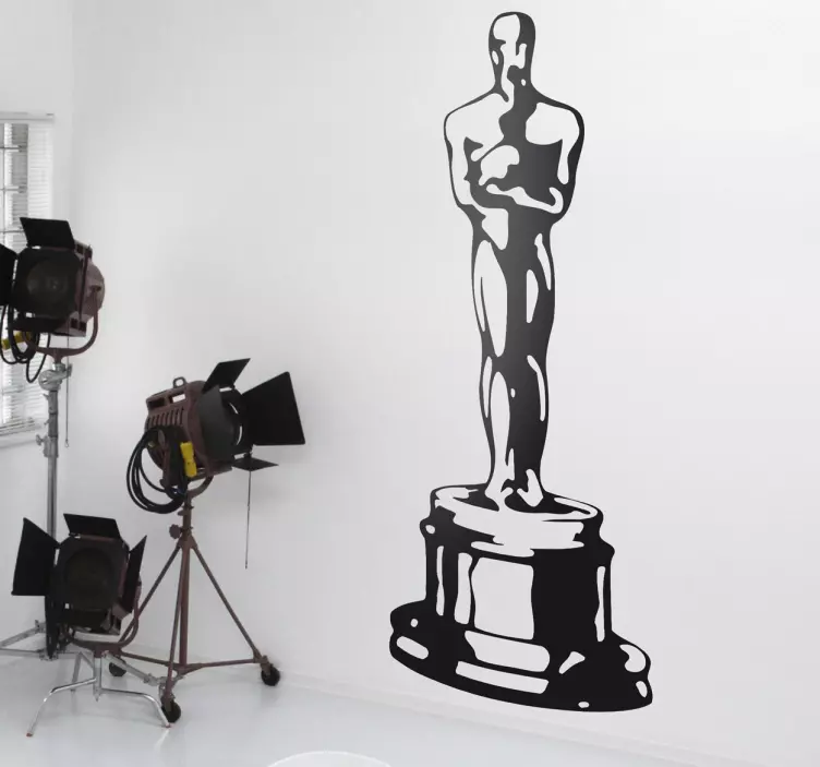 Sticker decorativo premio Oscar - TenStickers