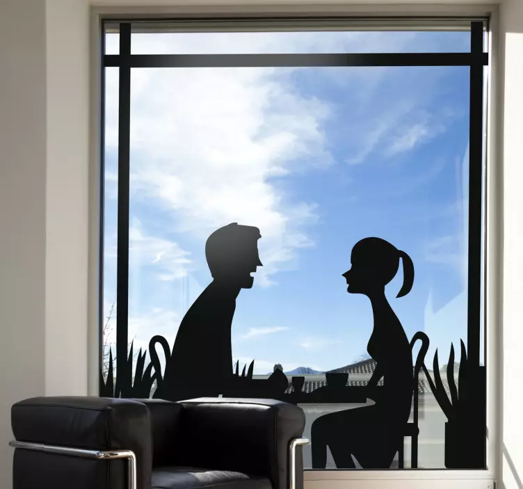 Sticker decorativo primo appuntamento - TenStickers