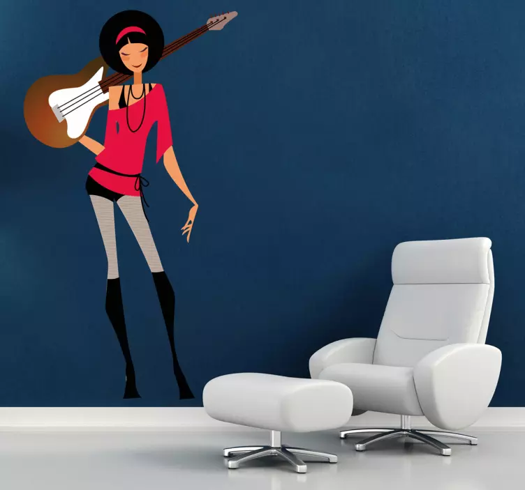 Sticker decorativo ragazza glamour 20 - TenStickers