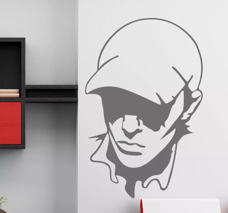 Sticker decorativo ragazzo con cappellino - TenStickers