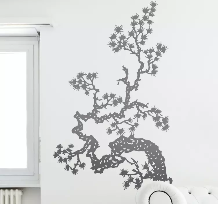 Sticker decorativo ramo di albero Asia - TenStickers