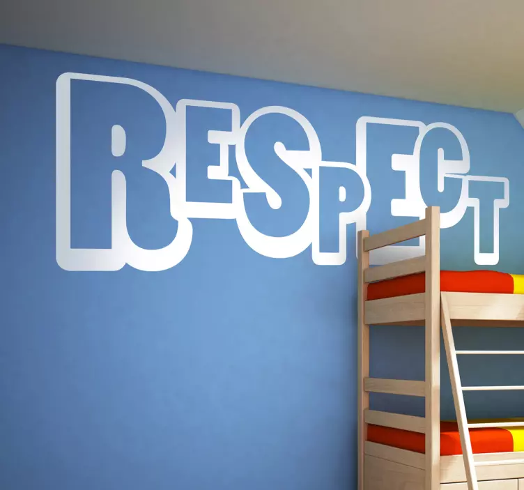 Sticker decorativo respect Aretha Franklin - TenStickers