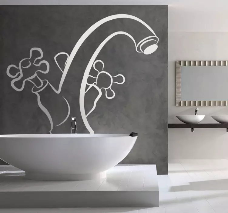 Sticker decorativo rubinetto classico - TenStickers