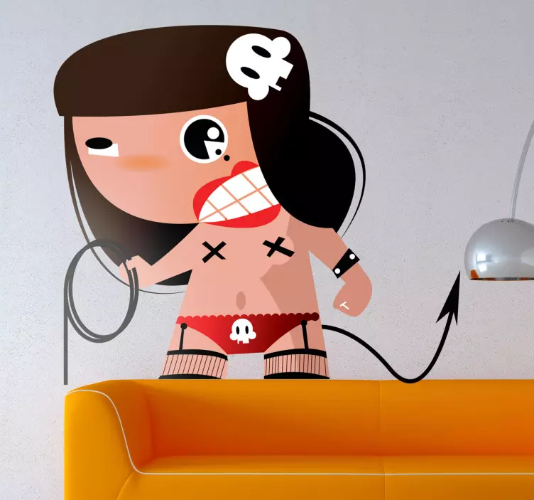 Sticker decorativo sadomaso comic - TenStickers