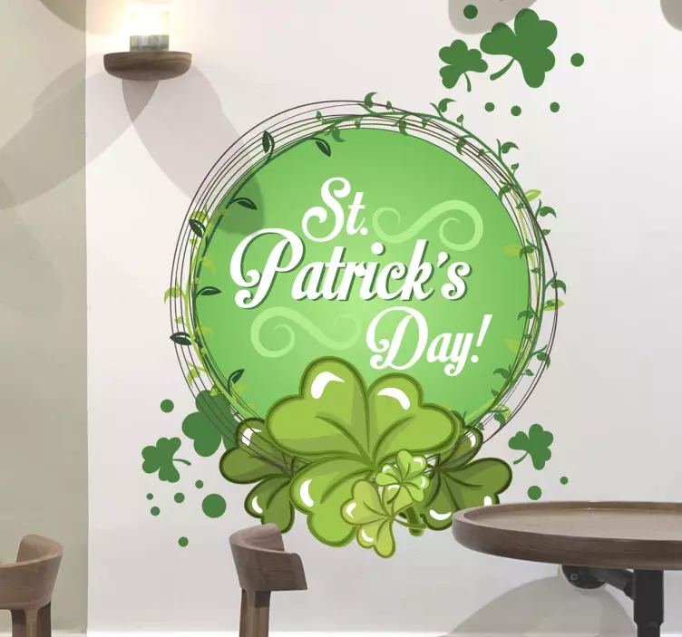 Sticker decorativo Saint Patrick's Day - TenStickers