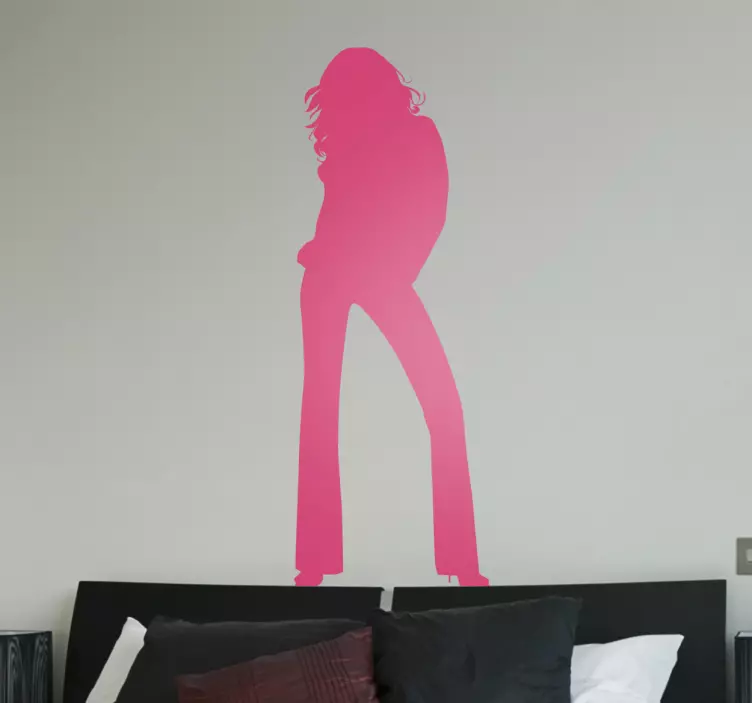 Sticker decorativo silhouette donna 20 - TenStickers