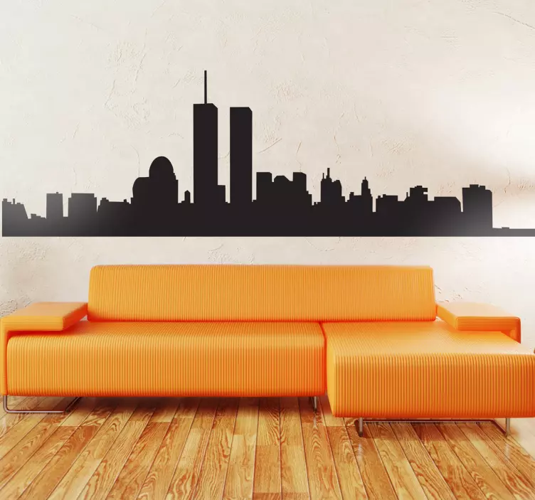 Sticker decorativo silhouette Manhattan - TenStickers