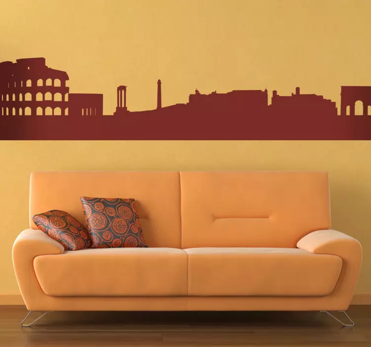 Sticker decorativo silhouette Roma - TenStickers