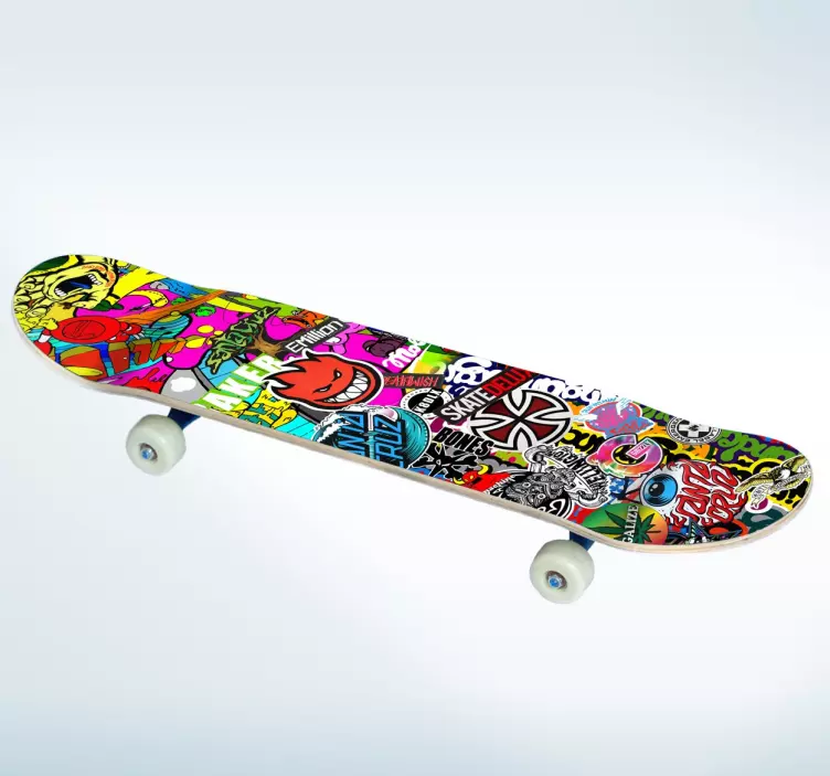 Sticker decorativo  skate - TenStickers