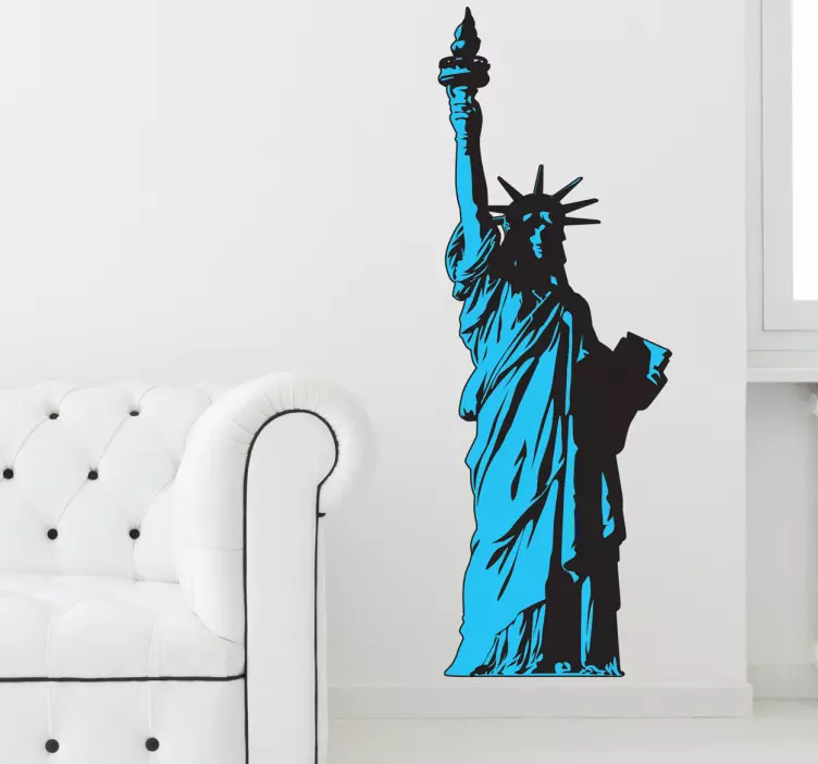 Sticker decorativo Statue of Liberty - TenStickers