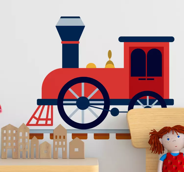 Sticker decorativo sulle rotaie - TenStickers