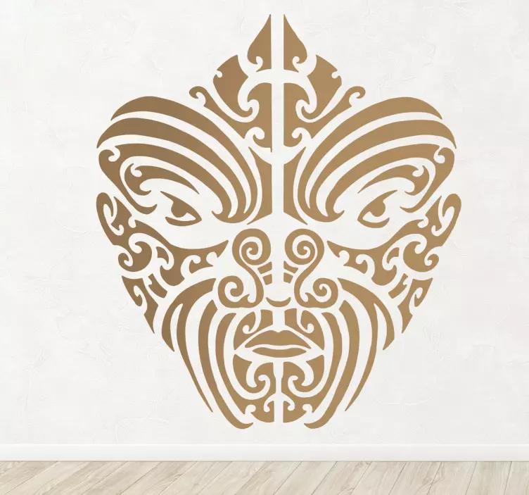 Sticker decorativo tatuaggio maori - TenStickers