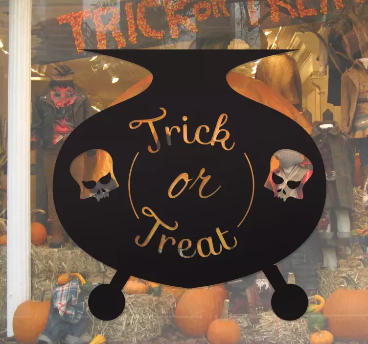 Sticker decorativo trick or treat - TenStickers